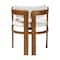 Baxton Studio Carice Modern Cream Boucle Dining Chair 256-13793-ZORO - alternate 8