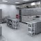 Amgood 20in D x 20in L Stainless Steel Table, Two Undershelves AMG WT-2020-2SH-Z - alternate 7