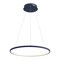 Jonathan Y Brice 23.75" Modern Contemporary Metal Round Dimmable Integrated LED Pendant, Navy JYL7203F - alternate 1