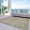 Homeroots 9' X 12' Beige Brown And Green Oriental Washable Indoor Outdoor Area Rug 603867 - alternate 4