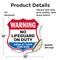 Signmission Warning No Lifeguard On Duty, 12 Inch X 12 Inch, Vinyl Decal SHI-D-12-479 - alternate 3