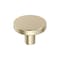 Amerock Versa 1-3/8 inch (35mm) Diameter Golden Champagne Cabinet Knob, 10PK 10VMP36904BBZ - alternate 1