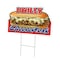 Signmission Cheesesteak Yard Sign & Stake outdoor plastic coroplast window, C-DC-1216-Cheesesteak C-DC-1216-Cheesesteak - alternate 1