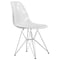 Leisuremod Cresco Plastic Dining Side Chair, Clear CR19CL - alternate 1