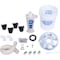 Oneida Air Systems Dust Deputy 29.75 in. L X 17.75 in. W X 17.75 in. D Deluxe Wet/Dry Vac Cyclone Se AXD000004B - alternate 5