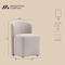 Manhattan Comfort Hearth Upholstered Side Chair in Barley DC1539-1 - alternate 5