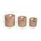 Happimess Avery Bohemian Cottage Hand-Woven Hyacinth Cylinder Nesting Baskets with Handles, Natural, 3PK BSK2011A-3SET - alternate 5