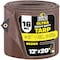Boen Ultra Heavy Duty Tarp, 12 ft x 20 ft, 16 Mil, Brown, Polyethylene BR16T-1220 - alternate 1