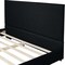 Homeroots Black Upholstered Queen Bed Frame 569350 - alternate 7