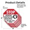 Signmission Stop Hearing Protection Required Be, 6 inch X 6 inch, Vinyl Decal, 5PK OC-D-5PACK-6-123 - alternate 3
