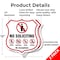 Signmission No Soliciting Shield Sign No Politics Ma, 12 inch X 12 inch, Plastic Sign, 2PK SHI-P-2PACK-12-403 - alternate 4