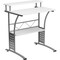 Flash Furniture Computer Desk Clifton Desk, White, 23-1/2" D X 33-1/8" H, 27-7/8" W X Laminate, White NAN-CLIFTON-WH-GG - alternate 1