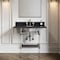 Kingston Brass 36-Inch Black Granite Console Sink with Acrylic Legs and Shelf, 8-Inch, 3-Hole KVPK36KAB8 - alternate 5