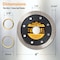Powertec 4in Diamond Saw Blade for Angle Grinder 1pk Turbo Mesh Rim Blade & 4pk Large Square Grout Sponge 14032N - alternate 7