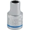 Channellock 1/2'' Drive 9 mm 12-Point Shallow Metric Socket 397571 - alternate 1
