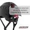 Jackson Safety Climbing Inspired Hard Hat, ABS, 6 Point Rapid Dial, Black 20927 - alternate 5
