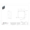 Wiegmann Captive Screws Electrical Enclosures, 18 in H, 4 in D, 18 in W, 1, Steel SC181804NK - alternate 3