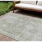 Homeroots 9' X 12' Artichoke Green Oriental Washable Indoor Outdoor Area Rug 607588 - alternate 1