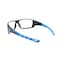 General Electric 04 Series Anti-Fog Impact-Resistant Safety Glasses Clear Lens Black/Blue Frame 1 pk GE104CAF - alternate 6