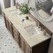 James Martin Vanities Bristol 72" Double Vanity, Whitewashed Walnut, w/ 3 CM Tajnar Eclos Top w/FreePower Wireless Charger 157-V72-WW-FTJR - alternate 8