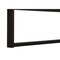 Homeroots 49" Brown and Black Wood and Metal Sled Computer Desk 489863 - alternate 9