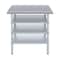 Amgood 24in D x 36in L Stainless Steel Table, Three Undershelves AMG WT-2436-3SH-Z - alternate 7