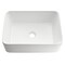 Anzzi Modena Series 5.4 in. Ceramic Rectangular Vessel Bathroom Sink Basin in White LS-AZ922 - alternate 1