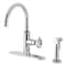 Kingston Brass Single-Handle Kitchen Faucet, Polished Chrome KSD2431RNK - alternate 1
