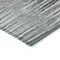 Homeroots 3' X 5' Silver Gray And Charcoal Striped Washable Indoor Outdoor Area Rug 577998 - alternate 7