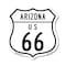 Signmission Arizona Route Marker Shield Sign Us 66, 12 Inch X 12 Inch, Aluminum Metal Sign SHI-A-12-360 - alternate 1