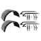 Mytee Products Poly, Plastic, Polymer TRUCK FENDERS & MOUNTING BRACKETS - fits 24.5in Wheels, 2PK PF-Rx2PFMK-Bx2 - alternate 9