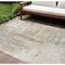 Homeroots 10' X 14' Ivory And Beige Abstract Washable Indoor Outdoor Area Rug 609207 - alternate 1
