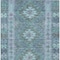 Homeroots 3' X 5' Blue Geometric Washable Indoor Outdoor Area Rug 607434 - alternate 7