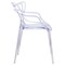 Leisuremod Milan Modern Wire Design Chair, Clear, 2PK MW17CL2 - alternate 5
