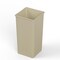 Regal Altair 50 Gallon Square Beige Plastic Trash Can, Heavy Duty Resin Construction ZR-TC-100-SQ50BG - alternate 1