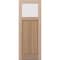 Doornmore CRF-P2G1, 37.75" x 98" ( 36" Door) Left Hand, Mahogany Top View Exterior Door CRF-P2G1-SW-3696_1_LI - alternate 1