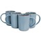 Gibson Elite Dumont 4 Piece 17oz Terracotta Mug Set in Light Blue 135287.04 - alternate 1
