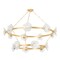 Corbett Lighting Almandine 60.75 in. Chandelier Vintage Gold Leaf 485-62-VGL - alternate 1