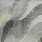 Homeroots 9' X 12' Artichoke Green Gray And Silver Abstract Washable Indoor Outdoor Area Rug 616752 - alternate 5