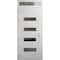 Vdomdoors Front Exterior Prehung Metal-Plastic Door, Manux 8113 White Silk, Top Sidelite Transom, Office Comm MANUX8113EXD-WS-W36xH80+14-RH - alternate 1