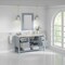 James Martin Vanities Breckenridge 60" Single Vanity, Serenity Blue, w/ 3 CM Siberian Silestone Top 330-V60S-SRB-3SFR - alternate 5