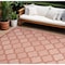 Homeroots 9' X 12' Orange Indoor Outdoor Area Rug 522161 - alternate 1