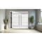 Vdomdoors Metal Double Doors Deux 1705 White Enamel 1 Sidelight Entry Modern Painted 86x96 (W72+14xH96) Left DEUX1705DEXD-BEM-W72+14xH96-LH-O - alternate 4