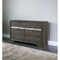 Homeroots 63" Gray Solid and Manufactured Wood Nine Drawer Triple Dresser 490471 - alternate 4