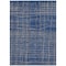 Homeroots 8' X 10' Navy Blue Gray And Brown Striped Washable Indoor Outdoor Area Rug 597412 - alternate 4