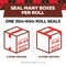 Scotch Packing Tape, 3.1 mil Thick, 1.9 in W x 54.6 yd L, 3 in Core Dia., Clear, 6 PK 3750-6 - alternate 7