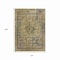 Homeroots 10' X 14' Artichoke Green And Denim Blue Medallion Washable Indoor Outdoor Area Rug 616045 - alternate 6