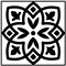 Homeroots 12" X 12" Black and White The Night Sky Mosaic Peel and Stick Removable Tiles 556442 - alternate 8