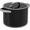 Bakkenmaster 8.5-Qt Ceramic Coated Stock Pot with Lid, Nonstick, Oven Safe, PTFE and PFAS Free, Black BKCRSTKPTBL8KK - alternate 1