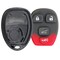 Aks Keys GM Remote Shell Pad 4B for FCC# OUC60270 & OUC60221 RS-CHEVR-22 - alternate 2